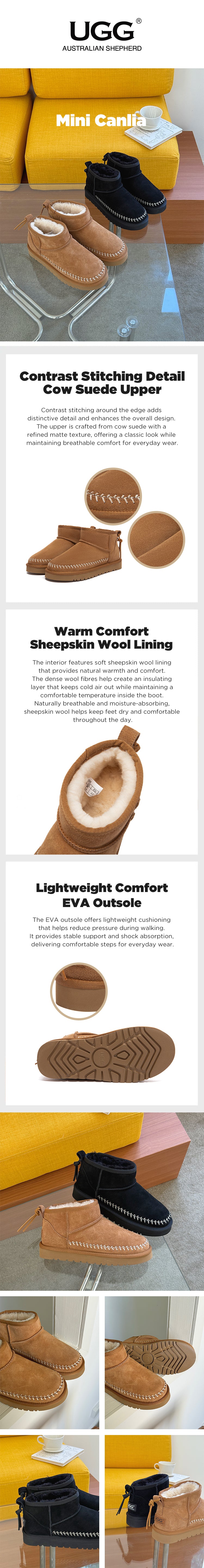 AUSTRALIAN SHEPHERD® UGG Boots Mini Canlia