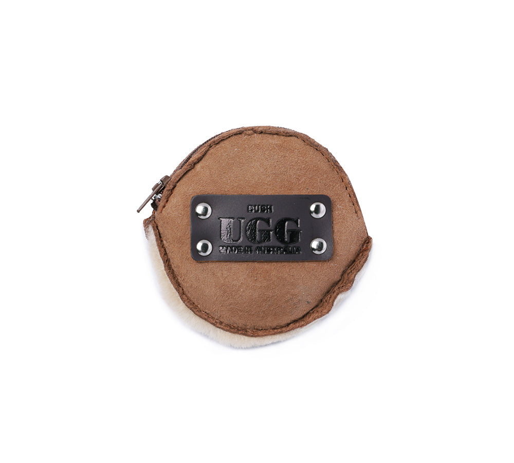 Purse - Urban UGG® Sheepskin Wool Fluffy Zip Purse