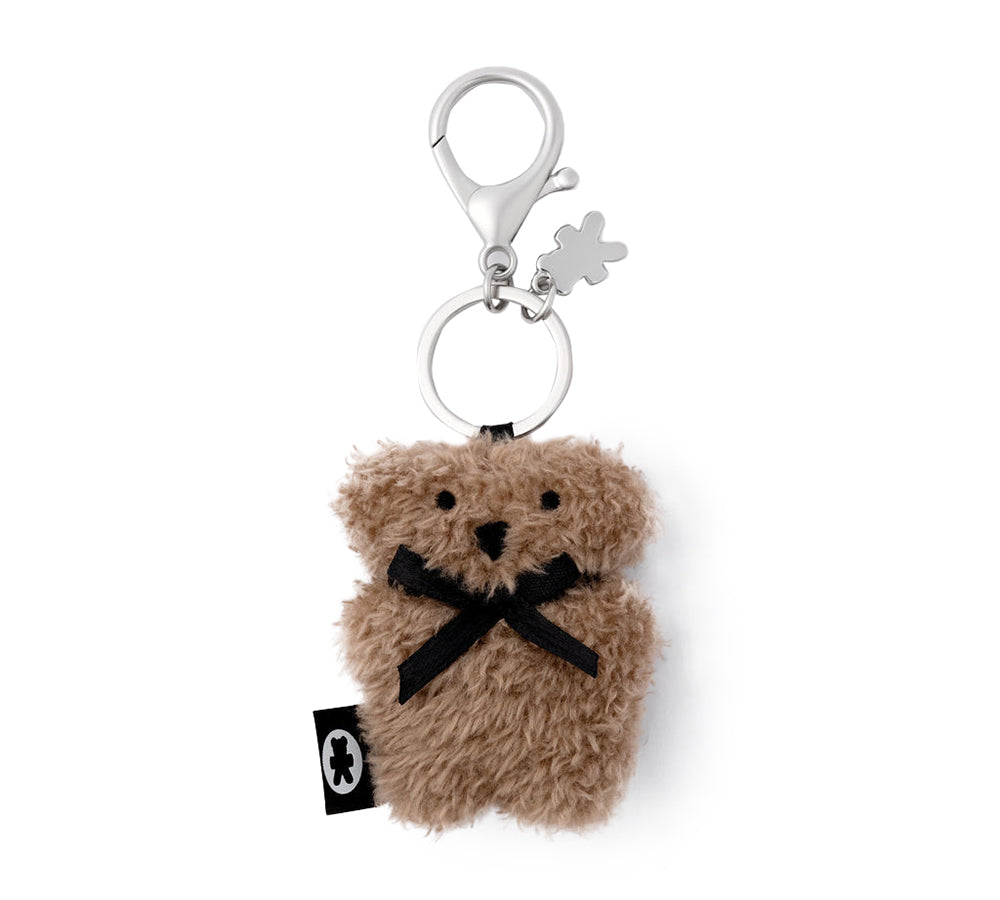 Fluffy Plush FLATOUTbear Key Ring Flatout
