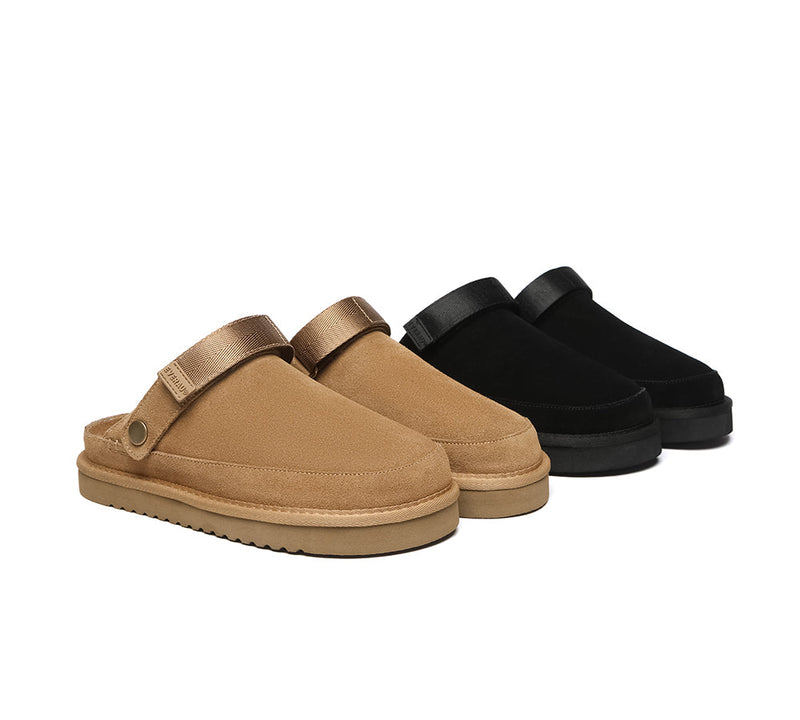Slides - EVERAU?? Adjustable Strap Slip-on Flat Sandal Slippers Sierra