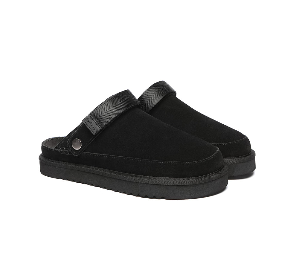 Slides - EVERAU?? Adjustable Strap Slip-on Flat Sandal Slippers Sierra