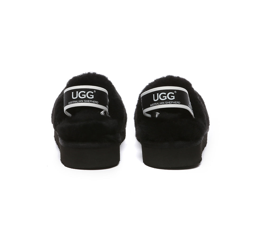Slides - UGG Kids Fluffy Slides Slingback Kamari