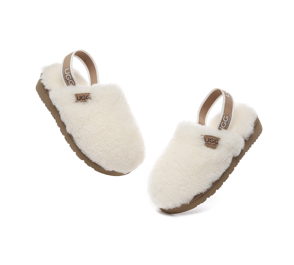 Slides - UGG Kids Fluffy Slides Slingback Kamari