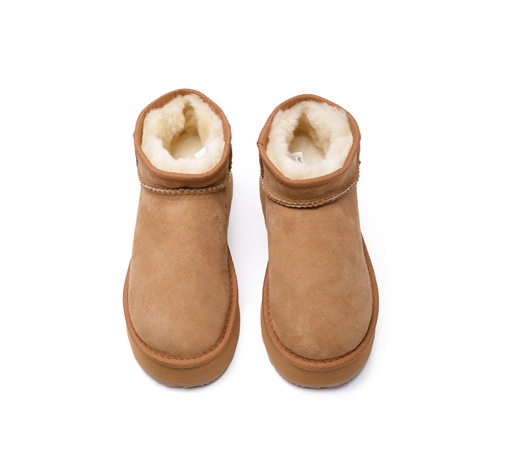 UGG Boots - Urban UGG® Australian Made Sheepskin Wool Ankle Boots Ultra Mini Platform