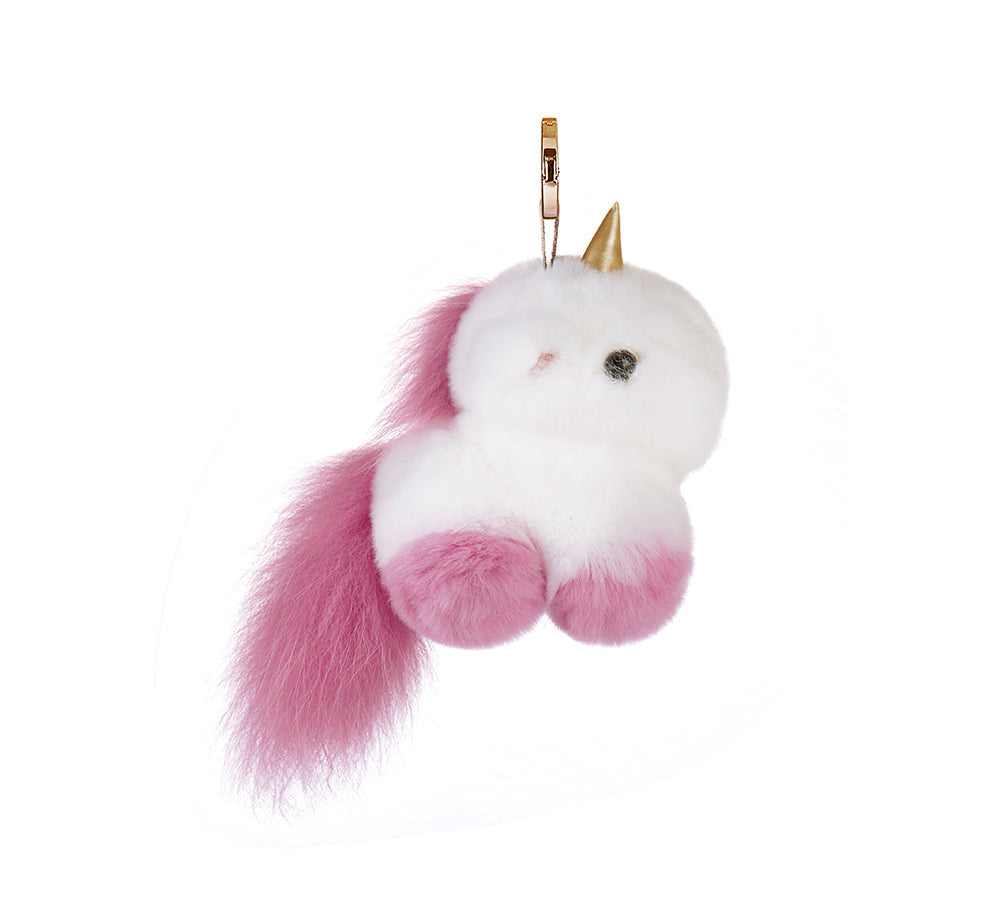 Accessories - Fluffy Unicorn Keyring