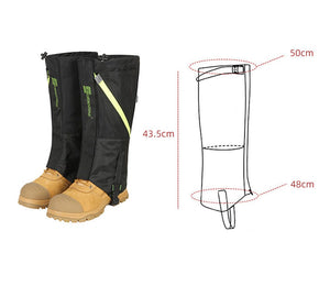 Accessories - Waterproof Adjustable Unisex Leg Hiking Gaiter