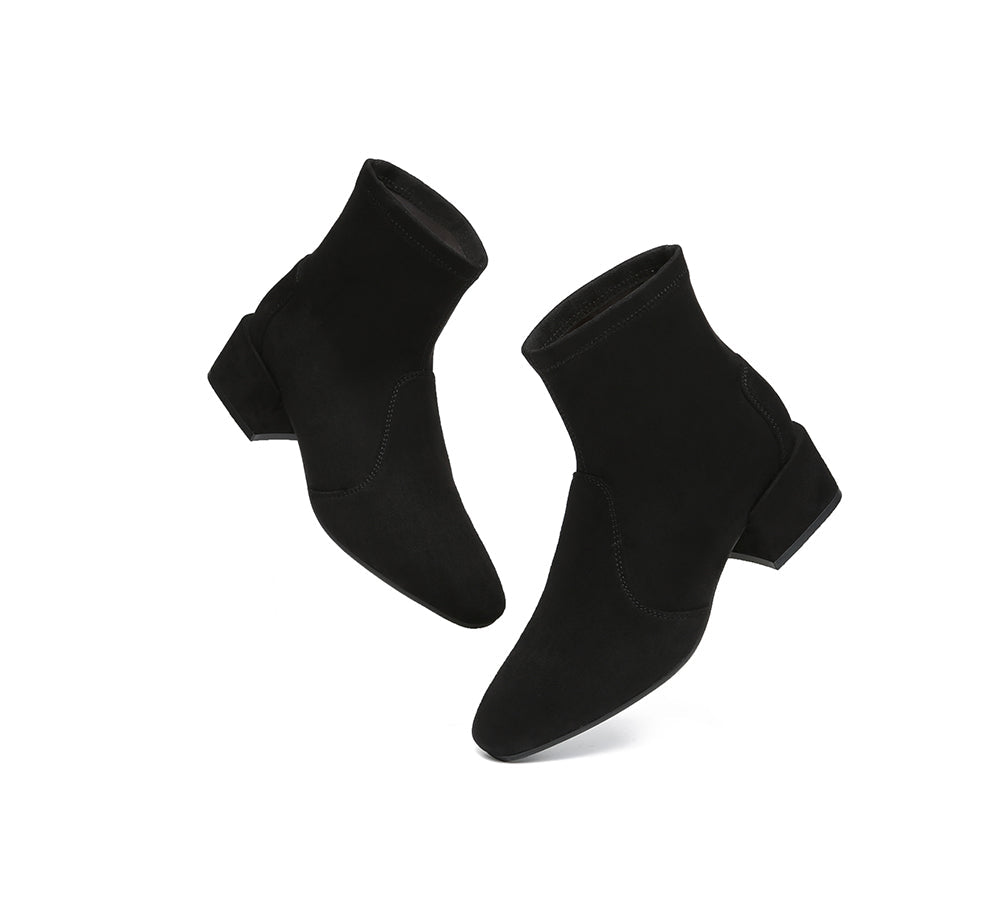 Fashion Boots - Ankle Sock Microsuede Boots Women Kenia