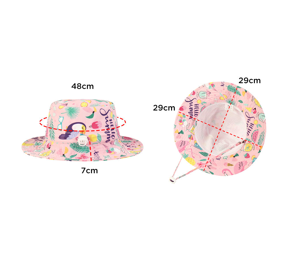 Hats -  Kids Sun Protection Cap Bucket Hat
