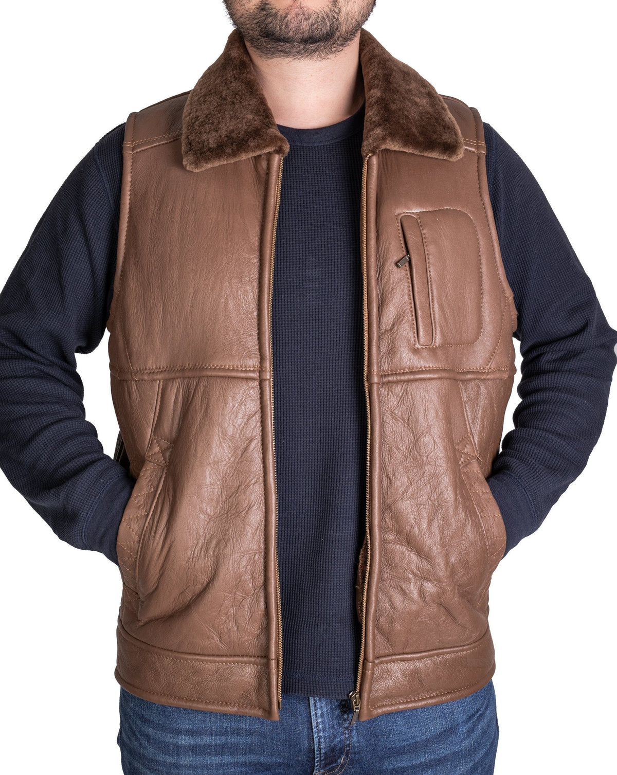 Men Nappa Vest #9988003 (2437373329466)