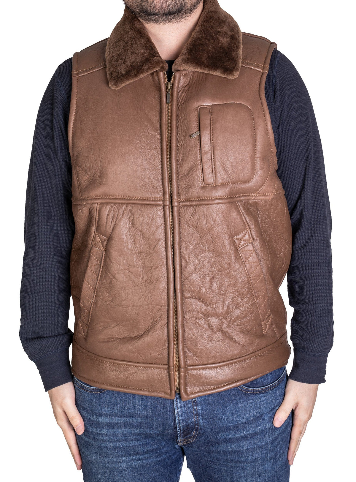Men Nappa Vest #9988003 (2437373329466)