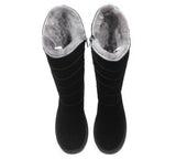 UGG Boots - Premium Australian Sheepskin Knee High Zipper Boots Women Swanston 5 Panel