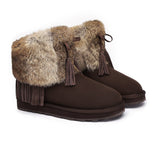 UGG Boots - Sheepskin Ankle Fur Top Women Boots Urban Foxy