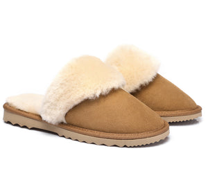 UGG Slippers - Australian Made Sheepskin Collar Scuff Unisex Urban